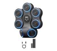 Bersaglio da boxe in schiuma ad alta resilienza per bersagli da boxe | 9 modalità di velocità, LED per il monitoraggio dei punteggi, conteggio intelligente, allenamento interattivo