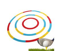 Bersaglio da golf, strumenti di addestramento per la scheggiatura del golf, bersagli in silicone per allenare bersagli da golf, anelli in silicone per migliorare la precisione e il controllo della