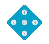 Bersaglio Da Scherma - Tabellone Da Allenamento 33x33 Cm, Bersaglio Ďa Allenamento Montato A Parete, Strike Pad In Pelle PU, Attrezzatura Đa Scherma Pieghevole | Di Állenamento Di Precisione