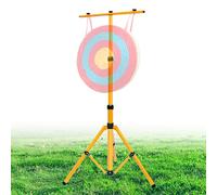 Bersaglio da Tiro con L'Arco Portatile, Obiettivo Paglia Solida Rotonda, Bersaglio in Paglia Tradizionali Fatti a Mano, Adatto per Sport indoor e outdoor, tiro con l'arco, freccette, ecc (BaZiJia)