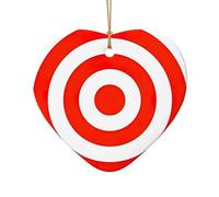 Bersaglio di Natale di design, decorazione per albero di Natale, calza della Befana, idea regalo festiva, regalo per gli amici