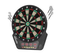 Bersaglio elettronico per freccette con display LCD e indicazioni vocali, con 27 giochi, con 6 freccette morbide, per professionisti e principianti, 1-16 giocatori