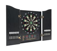 Bersaglio elettronico per freccette, set decorativo con 4 indicatori LED e 12 freccette, 88 teste per freccette, 27 categorie e 243 sottocategorie, da 1 a 16 giocatori