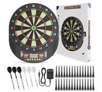 Bersaglio Elettronico Professionale Con Schermo Lcd Digitale E Freccette Con Punta Morbida, Bersaglio Elettronico Con 27 Giochi, 243 Modalità Ideale Per Amici, Famiglia, Ufficio, Feste In Club E Pub