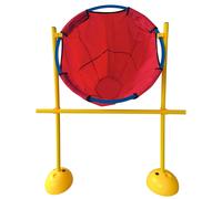 Bersaglio Girevole Regolabile | Portatile, Canestro, per Giardino, Percorsi a
