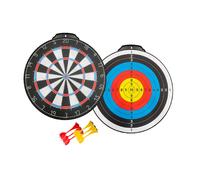 Bersaglio Magnetico Double Ø45x2 cm 6 Freccette Punta Magnetica Multicolore