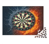 Bersaglio per freccette, fuoco e acquaStile azione sportivaPuzzle 1000 Pezzi Per Adulti, Giochi Educativi52x38cm/1000pcs