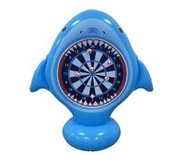 Bersaglio Per Freccette Gonfiabile - Bersaglio Durevole Per Squali, Giocattoli Da Lancio In PVC Con Superficie Liscia, Tappetini Galleggianti Da 51,18 Pollici, Gadget Per Giochi D'acqua Con 6 Palline