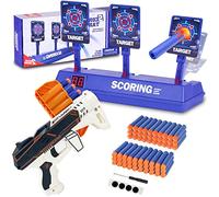 Bersaglio per Pistola Nerf, elettronico punteggio Automatico Reset bersagli digitali per Pistola Nerf Giocattolo, Natale Regali di Compleanno Giocattoli per 6 7 8 9 10 Anni Bambini Ragazzo