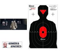 Bersaglio sagoma CALDWELL 12X18 DUAL ZONE 25 PACK