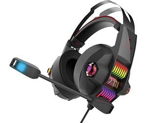 Berserker Gaming EIKTHYRNIR - Cuffie da gioco con jack da 3,5 mm, USB cablate, stereo Circumaurale, colore: Nero