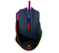 BERSERKER GAMING - Mouse ottico con 9 pulsanti, 3200DPI LED, retroilluminato, VESETI-V1, colore: Nero