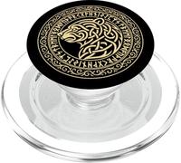 Berserker Orso Guerriero Rune di Odino Circolo Runico vichingo PopSockets PopGrip per MagSafe