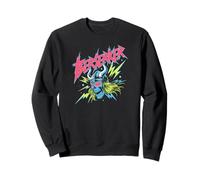 Berserker, Teschio Vichingo, retrò, in Metallo, estetico, norreno, Punk Felpa