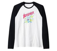 Berserker, Teschio Vichingo, retrò, in Metallo, estetico, norreno, Punk Maglia con Maniche Raglan