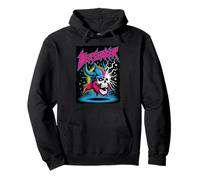 Berserker, Teschio Vichingo, retrò, in Metallo, Stile Norvegese, Punk Felpa con Cappuccio