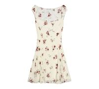Bershka Abito estivo écru / verde scuro / rosa antico / rosso scuro Donna Bershka 40