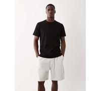 Bershka - Bermuda basic in felpa grigio chiaro XL