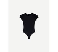 Bershka - Body a maniche corte nero L