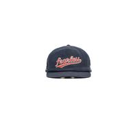 Bershka Cappello da baseball 'VARSITY' blu denim / rosso acceso / bianco Uomo - PROMO - Accessori - Cappelli da baseball e berretti - Cappelli da baseball Bershka 55-60
