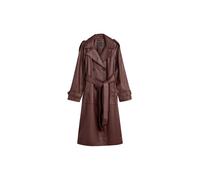 Bershka Cappotto di mezza stagione rosso scuro Donna Bershka L