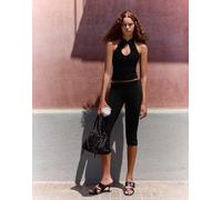 Bershka - Capri neri-Nero XL