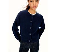 Bershka - Cardigan morbido al tatto blu denim con bottoni L