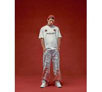 Bershka - Ecko Unltd - Jeans ampi gigi-Grigio 44