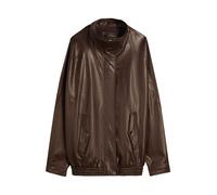Bershka Giacca di mezza stagione marrone scuro Donna Bershka XS
