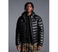 Bershka giacca imbottita ultraleggera nera-Nero XS