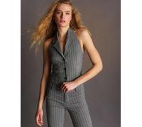Bershka - Gilet grigio in bengalina M