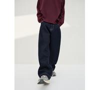 Bershka - Jeans a cilindro blu-Blu navy 36