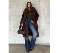 Bershka - Jeans ampi a zampa blu medio 42