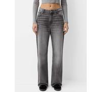 Bershka - Jeans ampi grigi-Grigio 8