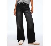 Bershka - Jeans ampi neri-Nero 36