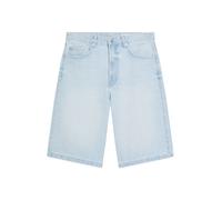 Bershka - Pantaloncini bermuda in denim ampi blu chiaro 44