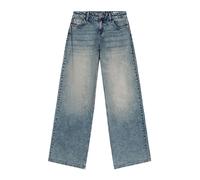 Bershka - Jeans a fondo ampio blu a vita bassa 46