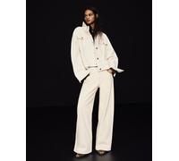 Bershka - Jeans boyfriend écru-Bianco 44