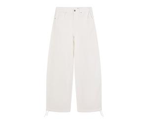 Bershka Jeans crema Donna - Abbigliamento - Taglie comode - Jeans Bershka 30-31