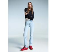 Bershka - Jeans dritti blu chiaro 42