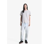 Bershka - Jeans larghi affusolati azzurri-Blu 46