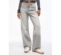 Bershka - Jeans larghi color grigio chiaro 38