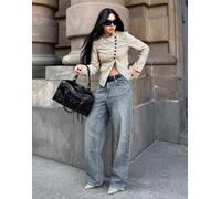Bershka - Jeans larghi in denim blu 40
