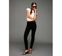 Bershka - Jeans morbidi skinny a vita super alta neri-Nero 36