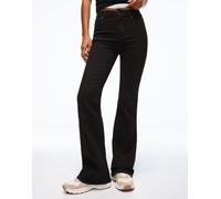 Bershka - Jeans neri a zampa-Nero 44