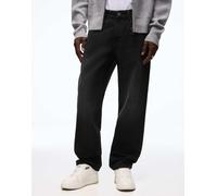 Bershka - Jeans neri dritti-Nero 40