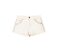 Bershka Jeans offwhite Donna - Abbigliamento - Taglie comode - Pantaloni - Shorts Bershka 32-34
