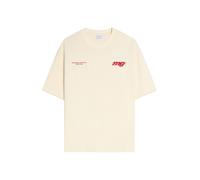 Bershka Maglietta beige chiaro / rosso Uomo Bershka XL
