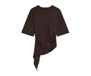 Bershka Maglietta cioccolato Donna Bershka M