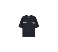 Bershka Maglietta navy / blu pastello / bianco Uomo Bershka M